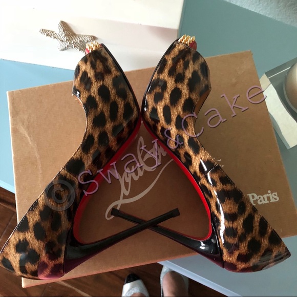 Louboutin New Very Prive Leopard Print - Picture 5 of 8